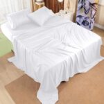WHOLESALE 4 Pcs White Cotton Bed Sheet (T800) - Image 2