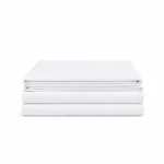 Premium Microfiber Ultra-Soft 4 Pcs White Bed Sheet Set  - Case of 12 Sets (3200 Series) - Image 2
