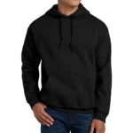 Unisex Premium Black Hoodies – 24 PCS Case - Image 4