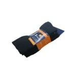240 PAIRS MEN COTTON DIABETIC CREW SOCKS BLACK SIZE (10-13) - Image 3