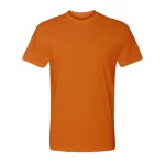 Cotton-Rich Crew Neck T-Shirts Orange – 48 PCS Wholesale Case - Image 2