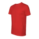 Cotton-Rich Crew Neck T-Shirts Red – 48 PCS Wholesale Case - Image 5
