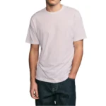Cotton-Rich Crew Neck T-Shirts Sky Grey – 48 PCS Wholesale Case - Image 6