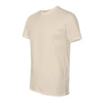 Cotton-Rich Crew Neck T-Shirts Ecru – 72 PCS Wholesale Case - Image 4