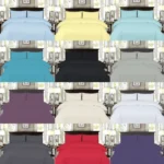 WHOLESALE 4 PCS DYED SHEET SET (3200S) - BULK CASE WITH 12 UNIQUE DESIGNS