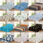WHOLESALE 4 PCS PRINTED BEDSHEET SET (2900S) - BULK CASE WITH 12 UNIQUE DESIGNS