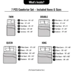 7 pcs Comforter Set