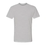 Cotton-Rich Crew Neck T-Shirts HTR. GREY – 48 PCS Wholesale Case - Image 2