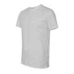 Cotton-Rich Crew Neck T-Shirts HTR. GREY – 72 PCS Assorted Sizes Wholesale Case - Image 5