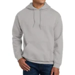 Unisex Premium HTR. Gray Hoodies – 24 PCS Case - Image 4