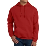 Unisex Premium Red Hoodies – 24 PCS Case ( S-XL Mix ) - Image 4