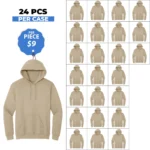 Unisex Premium Sand Hoodies – 24 PCS Case