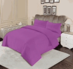 WHOLESALE 3 PCS DYED STRIPED COMFORTER SET   - BULK CASE WITH 6 UNIQUE DESIGNS - Image 6
