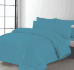 WHOLESALE 7 PCS DYED COMFORTER SET   - BULK CASE WITH 6 UNIQUE DESIGNS - Image 2