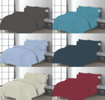 WHOLESALE 7 PCS DYED COMFORTER SET   - BULK CASE WITH 6 UNIQUE DESIGNS