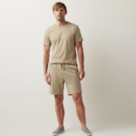 T-SHIRT & SHORT BEIGE (SOLID) - Image 2