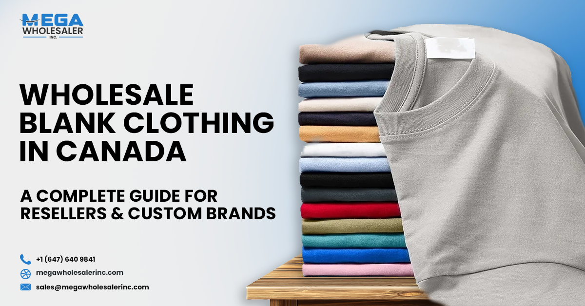 wholesale blank clothing Canada