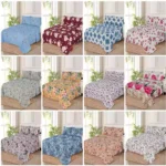 WHOLESALE 3 PCS FITTED  SHEET SET (2700S) - BULK CASE WITH 12 UNIQUE DESIGNS