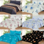 WHOLESALE 4 PCS PRINTED COMFORTER SET - BULK CASE WITH 6 UNIQUE DESIGNS