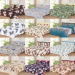 WHOLESALE 6 PCS PRINTED BEDSHEET SET (8600S) - BULK CASE WITH 12 UNIQUE DESIGNS