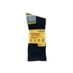 240 PAIRS CREW WORK SOCKS YELLOW LINE BLACK/GREY SIZE (10-13) - Image 2