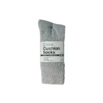 240 PAIRS CREW CUSHION SOCKS GREY (MS-019) SIZE (10-13) - Image 2