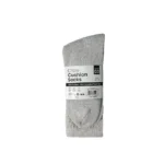 240 PAIRS CREW CUSHION SOCKS GREY (MS-019) SIZE (10-13) - Image 3