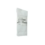 240 PAIRS CREW CUSHION SOCKS WHITE (MS-019) SIZE (10-13) - Image 2