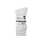 240 PAIRS CREW CUSHION SOCKS WHITE (MS-019) SIZE (10-13) - Image 3