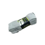 240 PAIRS CREW SPORT SOLE SOCKS GREY/BLACK (MS-017) SIZE (10-13) - Image 4