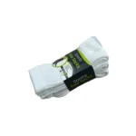240 PAIRS CREW SPORT SOLE SOCKS WHITE/GREY (MS-017) SIZE (10-13) - Image 4
