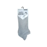 240 PAIRS LOW CUT SOCKS SOFT GROWTH GREY (MS-029) SIZE (10-13) - Image 4