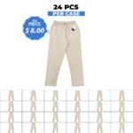 Unisex Premium Relaxed Ecru Jog Pant - 24 Pcs Case