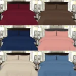 WHOLESALE 3 PCS DYED COMFORTER SET   - BULK CASE WITH 6 UNIQUE DESIGNS