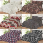 WHOLESALE 3 PCS PRINTED COMFORTER SET - BULK CASE WITH 6 UNIQUE DESIGNS