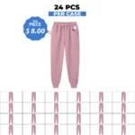 Unisex Premium Relaxed Pink Trouser – 24 PCS Case ( S - XL Mix)