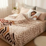 5KG Heavyweight Korean Embossed Blanket - Queen Size (200x240cm) - 2 Ply Thick Fleece for Ultimate Warmth (11.02 lbs) - Image 2