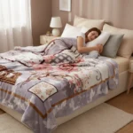 5KG Heavyweight Korean Embossed Blanket - Queen Size (200x240cm) - 2 Ply Thick Fleece for Ultimate Warmth (11.02 lbs) - Image 2