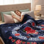 5KG Heavyweight Korean Embossed Blanket - Queen Size (200x240cm) - 2 Ply Thick Fleece for Ultimate Warmth (11.02 lbs) - Image 2
