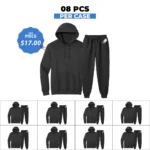 Unisex Premium Charcoal TrackSuit – 8 PCS Case