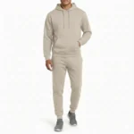 Unisex Premium Ecru TrackSuit – 8 PCS Case - Image 3