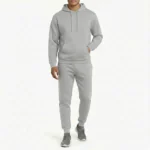Unisex Premium HTR Grey TrackSuit – 8 PCS Case - Image 3