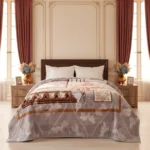 5KG Heavyweight Korean Embossed Blanket - Queen Size (200x240cm) - 2 Ply Thick Fleece for Ultimate Warmth (11.02 lbs)