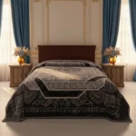 5KG Heavyweight Korean Embossed Blanket - Queen Size (200x240cm) - 2 Ply Thick Fleece for Ultimate Warmth (11.02 lbs)