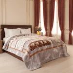 5KG Heavyweight Korean Embossed Blanket - Queen Size (200x240cm) - 2 Ply Thick Fleece for Ultimate Warmth (11.02 lbs) - Image 3