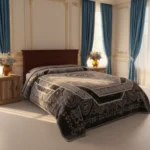 5KG Heavyweight Korean Embossed Blanket - Queen Size (200x240cm) - 2 Ply Thick Fleece for Ultimate Warmth (11.02 lbs) - Image 3