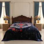 5KG Heavyweight Korean Embossed Blanket - Queen Size (200x240cm) - 2 Ply Thick Fleece for Ultimate Warmth (11.02 lbs)