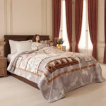 5KG Heavyweight Korean Embossed Blanket - Queen Size (200x240cm) - 2 Ply Thick Fleece for Ultimate Warmth (11.02 lbs) - Image 4