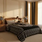 5KG Heavyweight Korean Embossed Blanket - Queen Size (200x240cm) - 2 Ply Thick Fleece for Ultimate Warmth (11.02 lbs) - Image 4