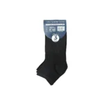 240 PAIRS CREW QUARTER SOCKS BLACK SIZE (10-13) - Image 3